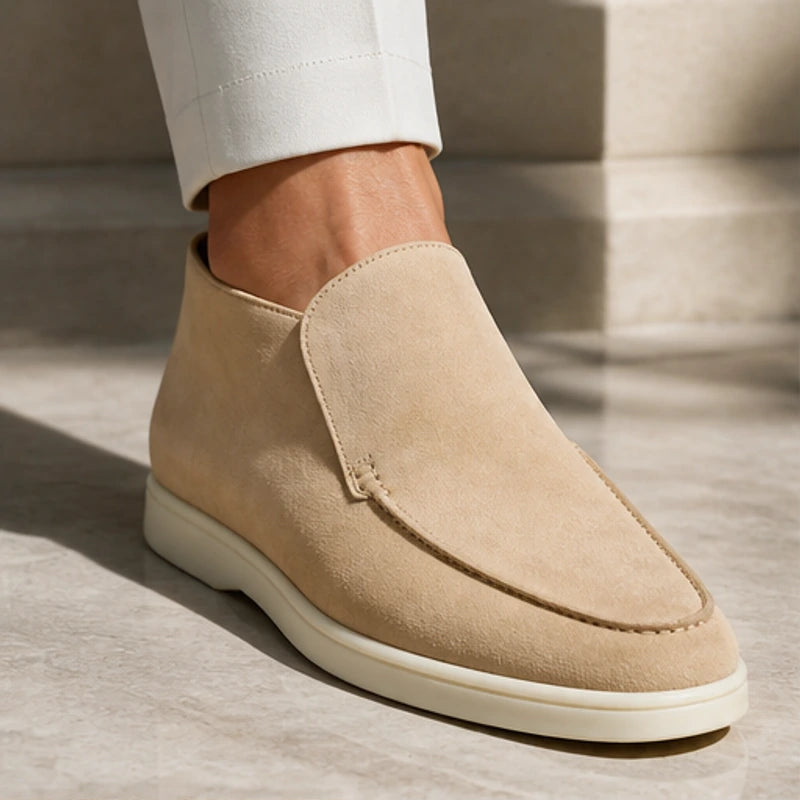 Marlow Suede Chukka Loafer - Sand - suede loafers - Hendlys - Image 3