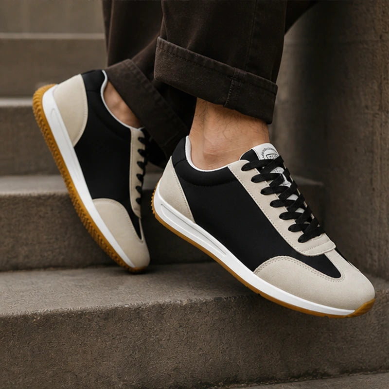 Orbital Retro Sneakers - Black - mens shoes - Hendlys - Image 6
