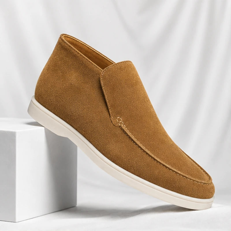 Marlow Suede Chukka Loafer - Brown - Loafers - Hendlys - Image 1
