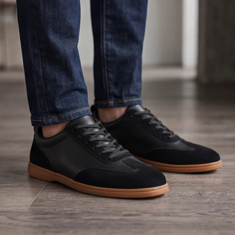 Monaco Leather Shoes - Black - premium leather - Hendlys - Image 7