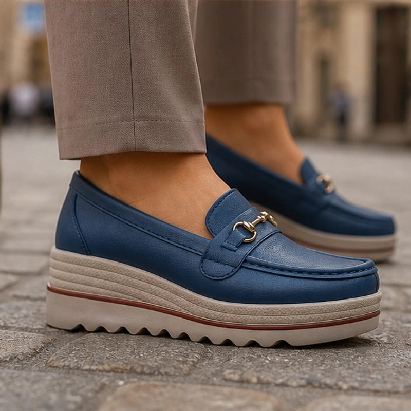 Aveline Orthopedic Loafer - Deep Blue - loafers - Hendlys - Image 2