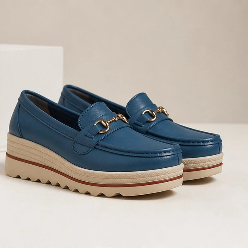 Aveline Orthopedic Loafer - Deep Blue - orthopedic shoes - Hendlys - Image 3