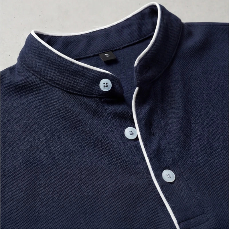 Jenson Polo Shirt - Navy - polo shirt - Hendlys - Image 3