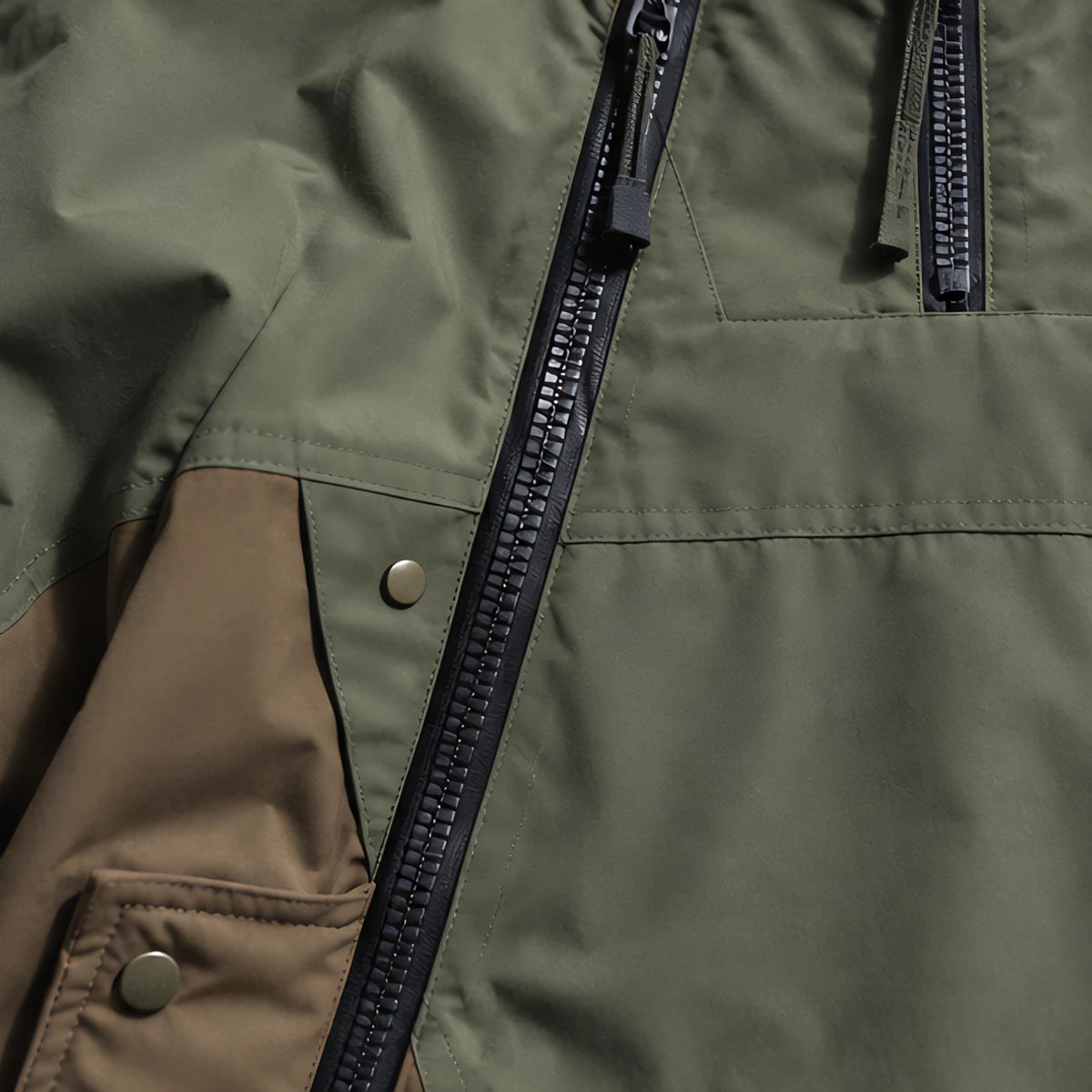 Breccan Men's Double-Zip Utility Jacket - Green - men's clothing - Hendlys - Image 5