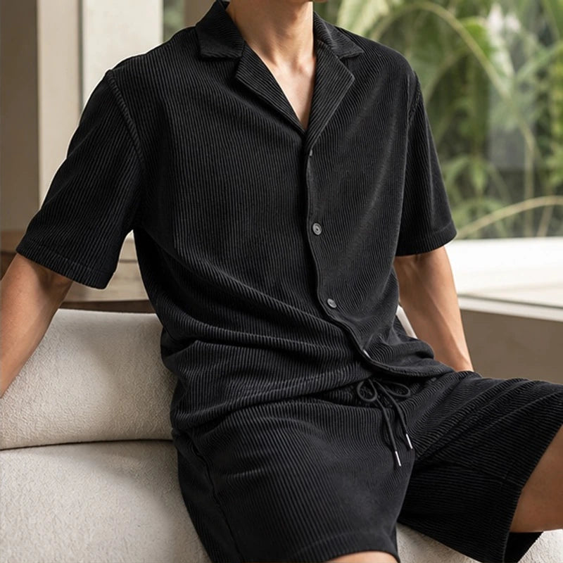 Briar Corduroy Vacation Set - Black - outfit set - Hendlys - Image 2