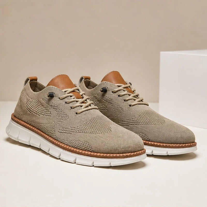 Callen Everyday Sneaker - Beige - men's sneakers - Hendlys - Image 2