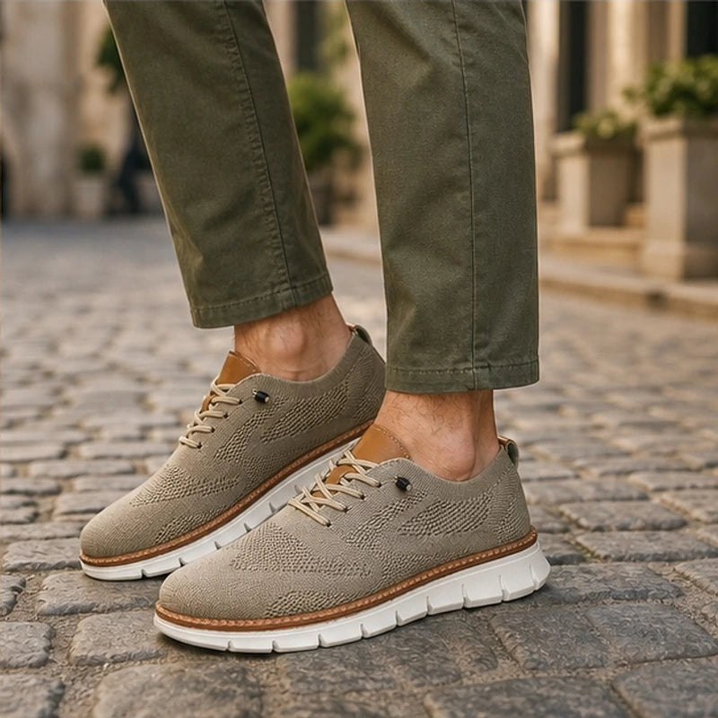 Callen Everyday Sneaker - Beige - everyday sneakers - Hendlys - Image 3