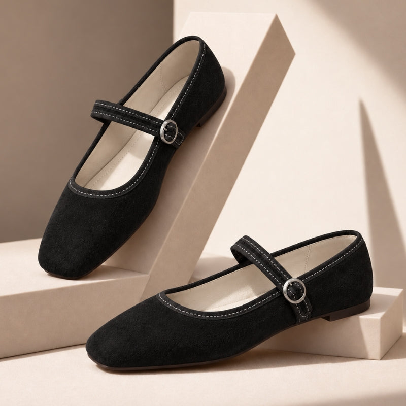 Camille Women's Orthopedic Mary Jane Flats - Shoes - Hendlys - Image 2
