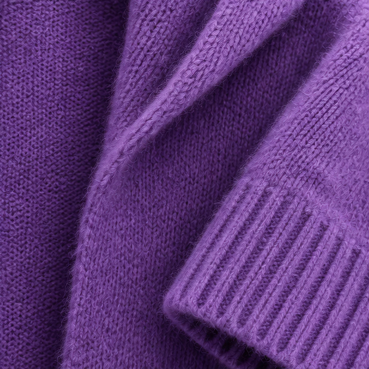 Celandria Women's Hooded Poncho Cardigan - Purple - relisted - Hendlys - Image 4