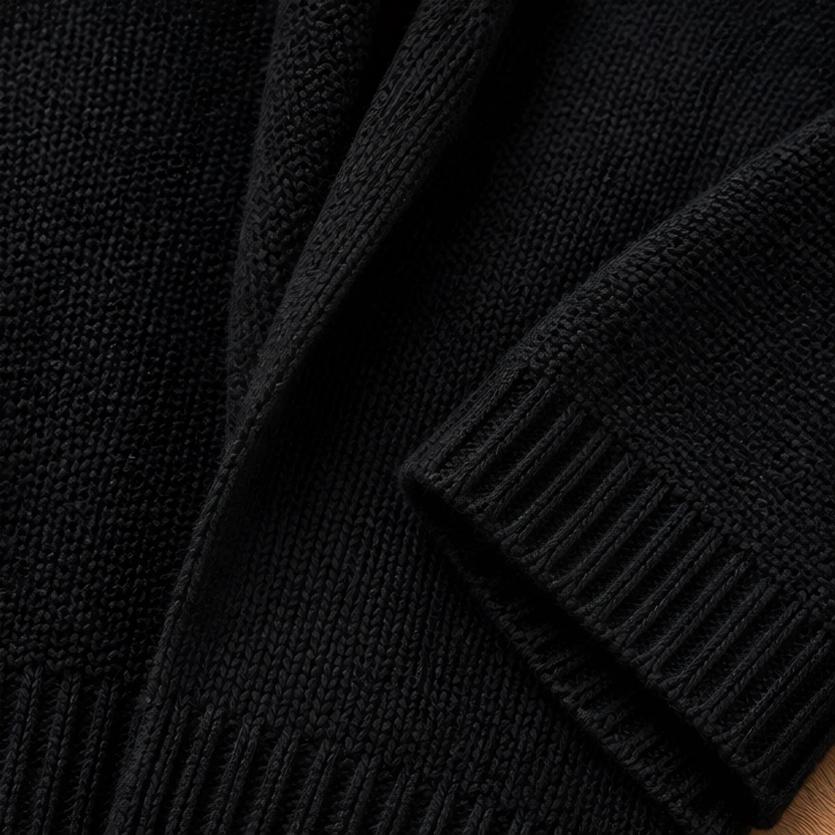 Celandria Women's Hooded Poncho Cardigan - Black - relisted - Hendlys - Image 4