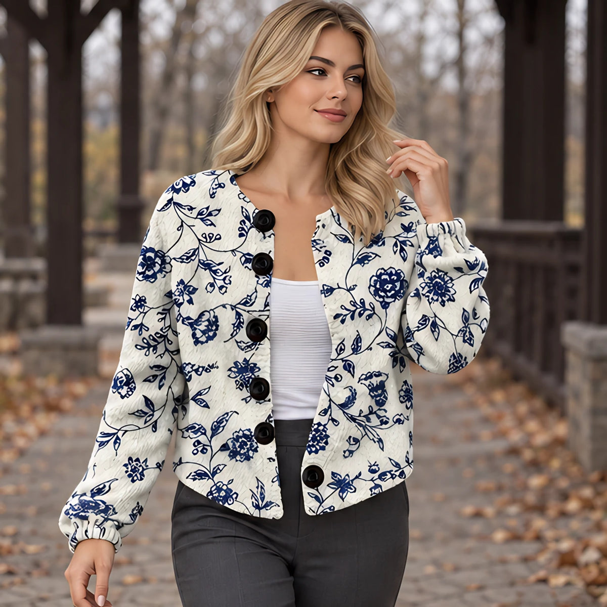 Coraline Women's Button Down Cardigan - E - 23 sept - Hendlys - Image 2