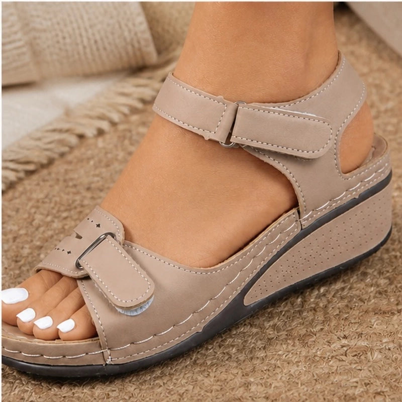 Kallista Orthopedic Sandals - Khaki - Catalog Group: Footwear - Hendlys - Image 2