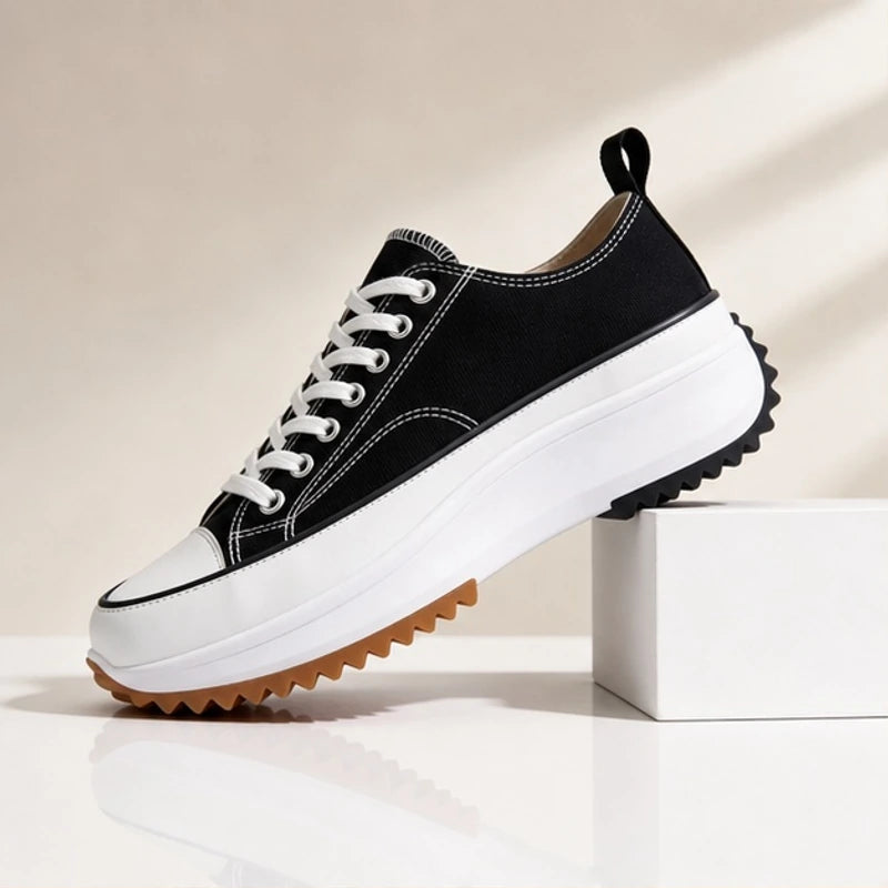 Liana Platform Sneakers - Black - women's sneakers - Hendlys - Image 2