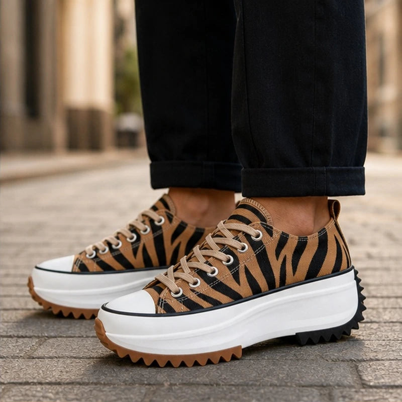 Liana Platform Sneakers - Tiger - Sneakers - Hendlys - Image 1