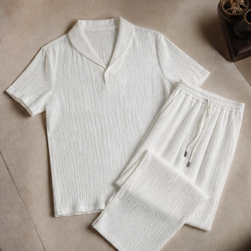 Lombardy Linen Set - White - matching set - Hendlys - Image 4