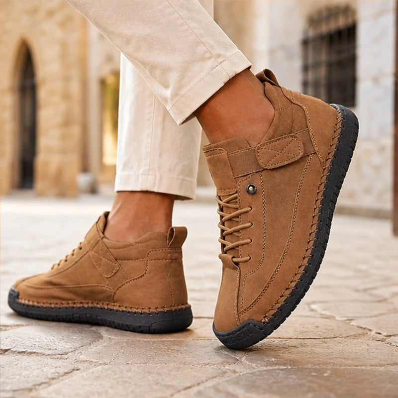 Maurelle Orthopedic Sneakers - Khaki - Women's Footwear > Walking Sneakers - Hendlys - Image 1