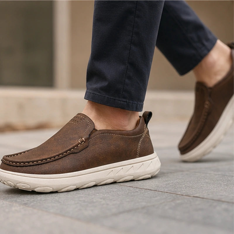 Ridgeway Casual Loafer - Brown - leather loafers - Hendlys - Image 5
