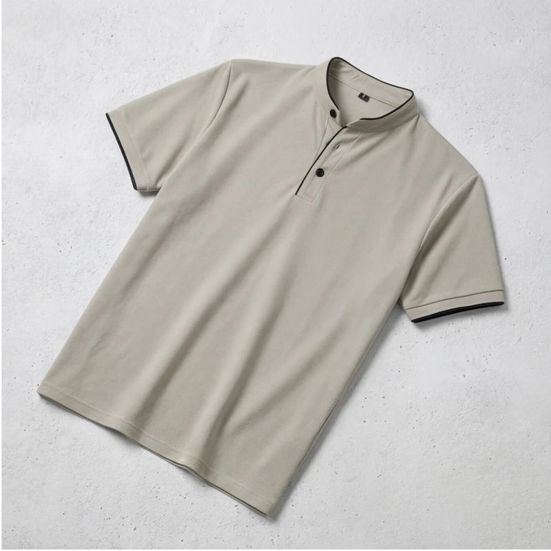 Jenson Polo Shirt - Grey - loose fit - Hendlys - Image 5