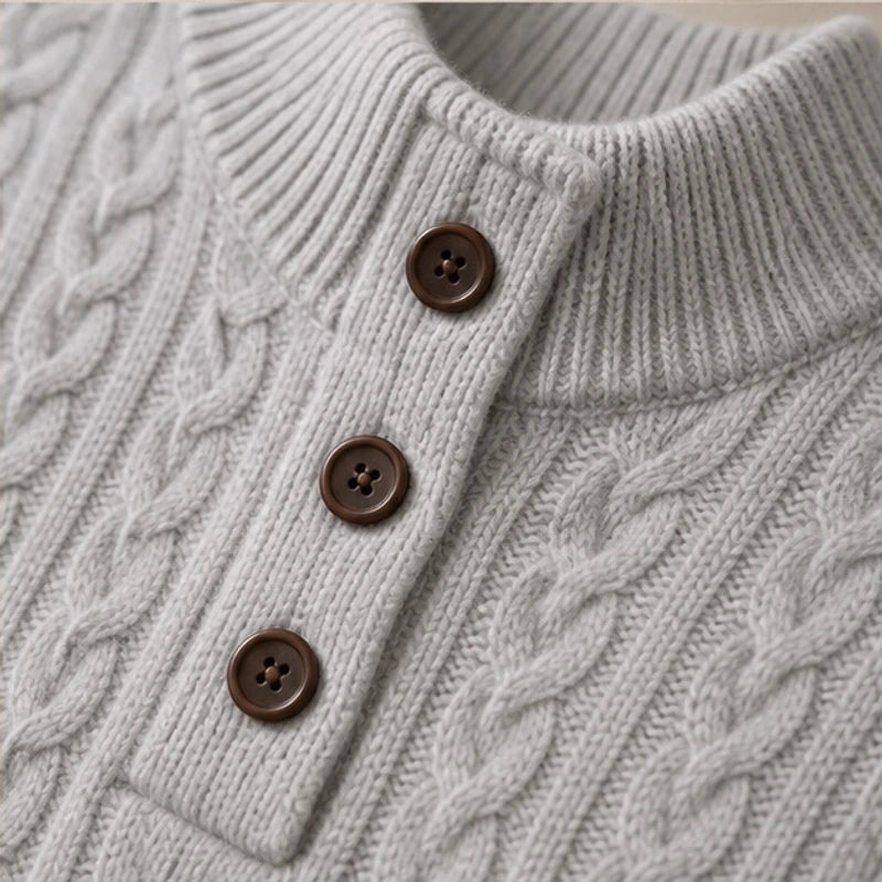Portia Cashmere Sweater - Gray - Department: Women - Hendlys - Image 3