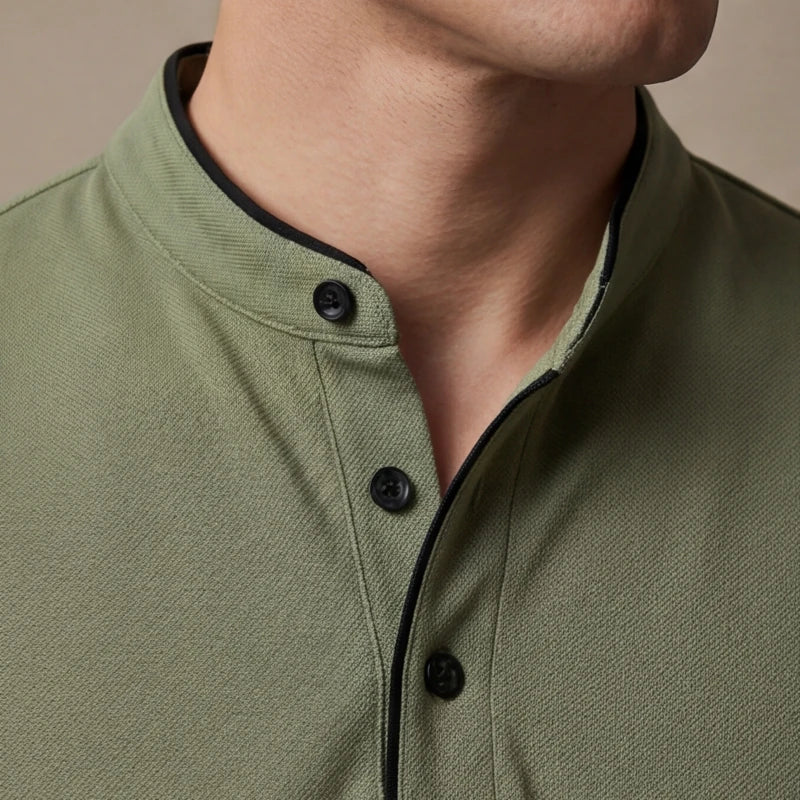 Jenson Polo Shirt - Green - breathable polo - Hendlys - Image 4