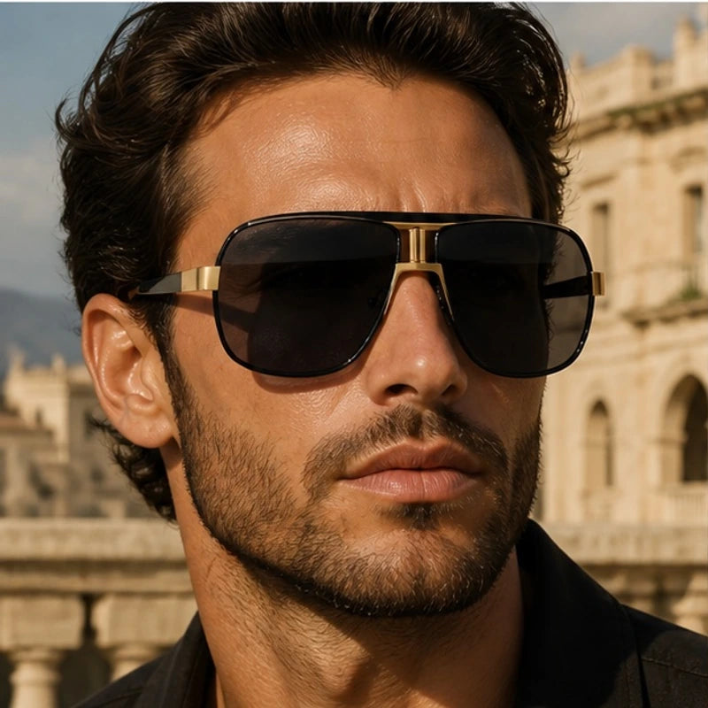 Ravello Polarized Shades - Black Gold - polarized sunglasses - Hendlys - Image 3