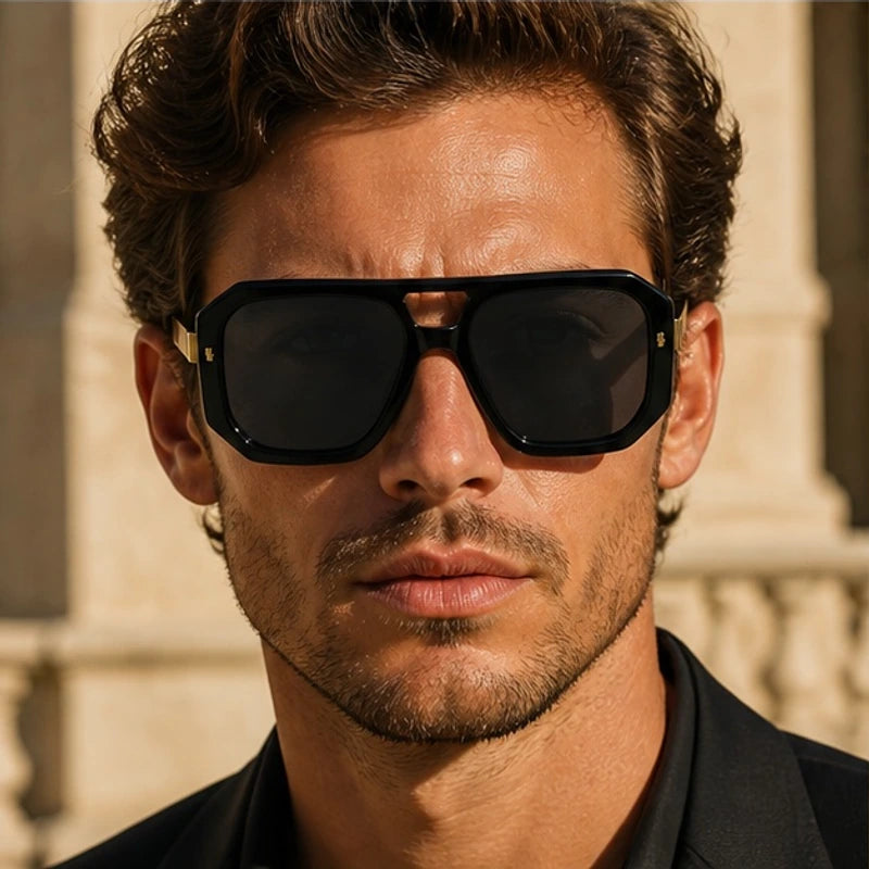 Solaro Geometric Shades - Noir Fade - geometric frames - Hendlys - Image 3