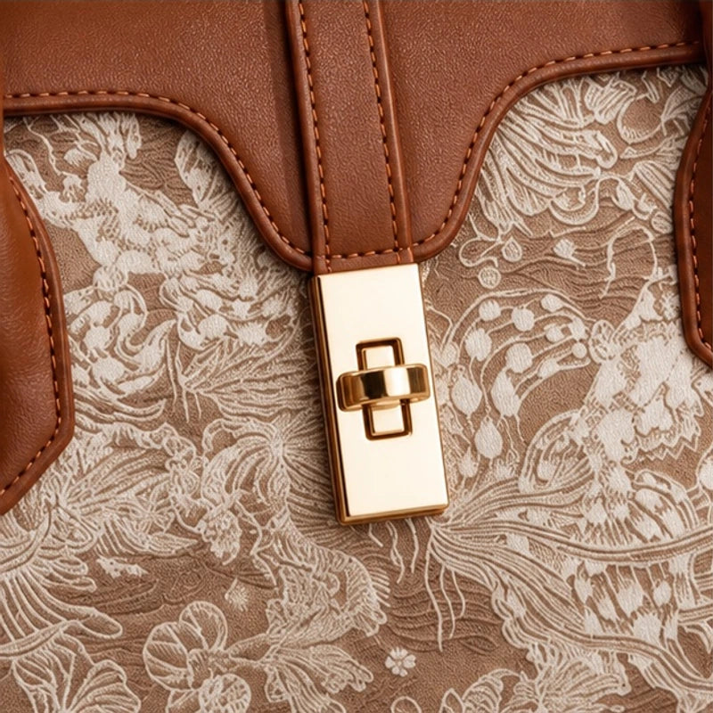 Sorelia Botanical Handbag - Sienna - handbag - Hendlys - Image 2