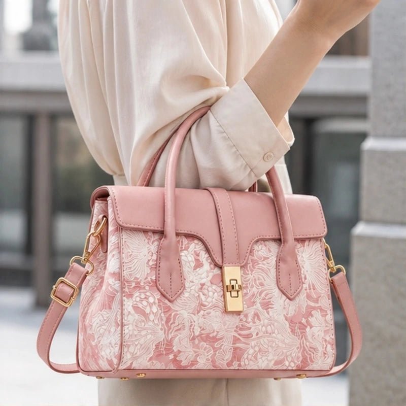 Sorelia Botanical Handbag - Rosette - handbag - Hendlys - Image 2