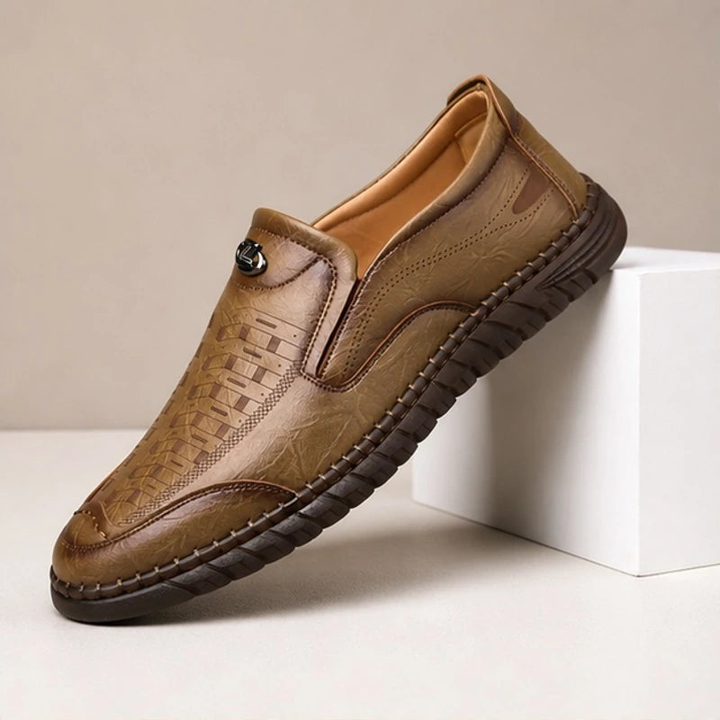 Tavernier Genuine Leather Shoes - Brown - genuine leather - Hendlys - Image 4