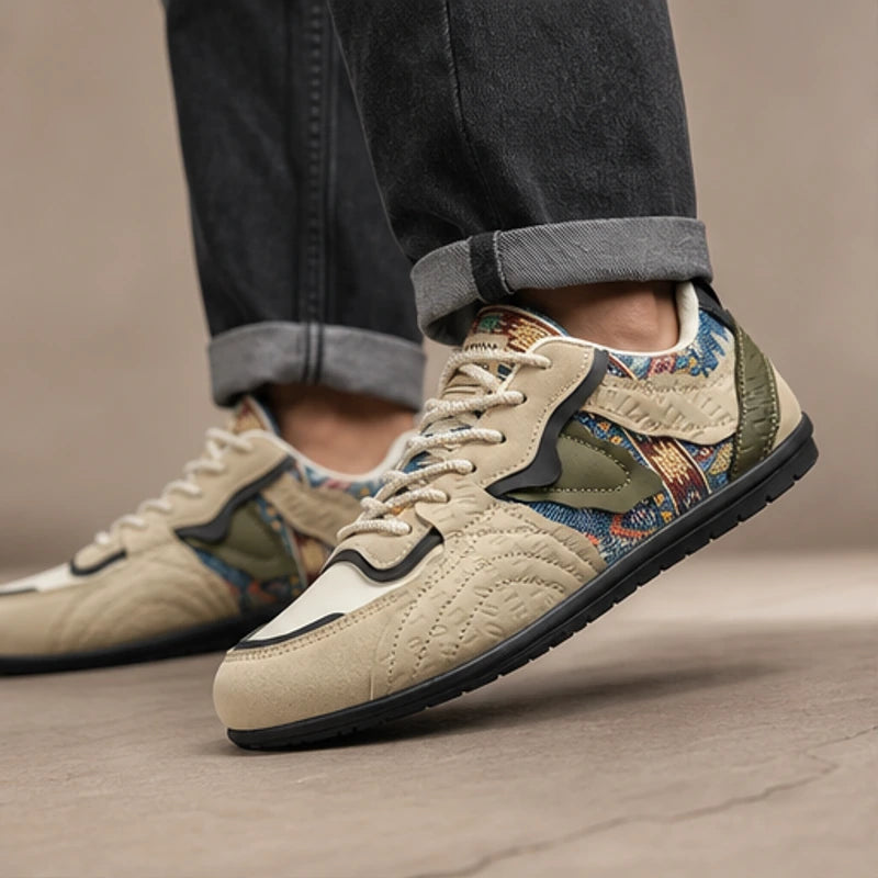 Ashford Heritage Court Sneaker - Beige - knit sneakers - Hendlys - Image 3