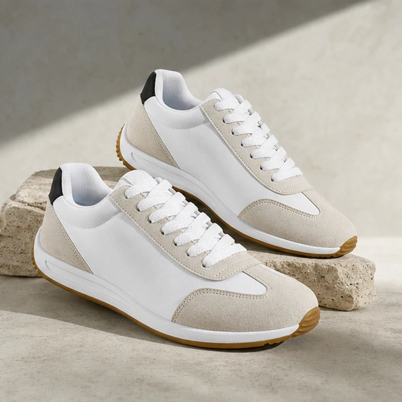 Orbital Retro Sneakers - White - mens sneakers - Hendlys - Image 2