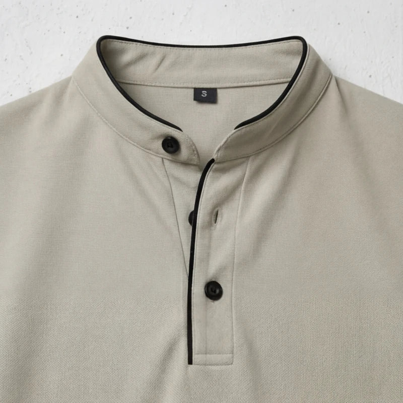 Jenson Polo Shirt - Grey - men's polo - Hendlys - Image 1