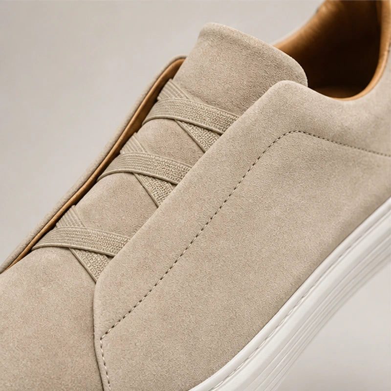 Altman Suede Sneakers - Beige - casual sneakers - Hendlys - Image 6