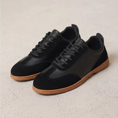 Monaco Leather Shoes - Black - cushioned sole - Hendlys - Image 8