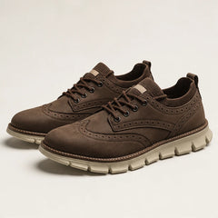 Peterson Suede Sneakers - Brown - Sneakers - Hendlys - Image 1
