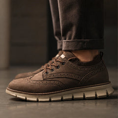 Peterson Suede Sneakers - Brown - suede sneakers - Hendlys - Image 3