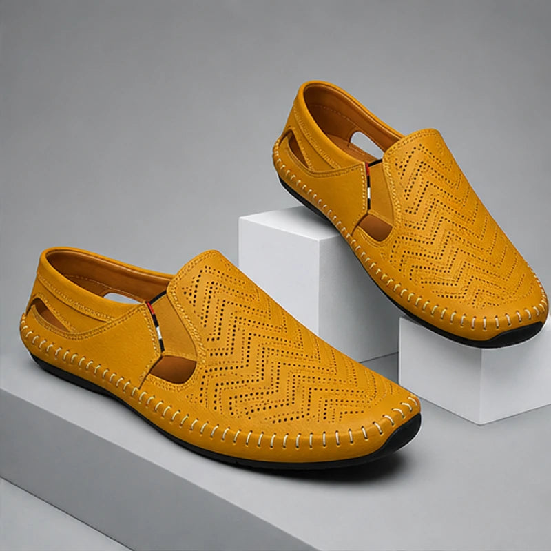 Lido Coastal Leather Sandal - Tan - summer footwear - Hendlys - Image 6