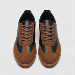 Monaco Leather Shoes - Brown - leather sneakers - Hendlys - Image 3