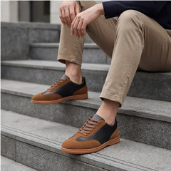 Monaco Leather Shoes - Brown - cushioned sole - Hendlys - Image 8
