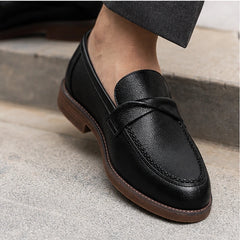 Bellagio Leather Driving Loafer - Black - driving loafer - Hendlys - Image 3