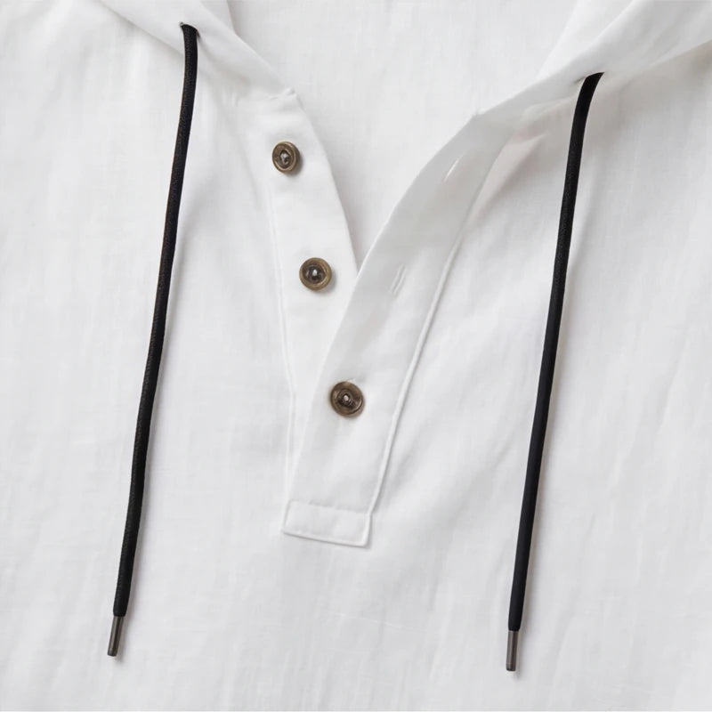 Brighton Hoodie Shirt - White - men's shirt - Hendlys - Image 2