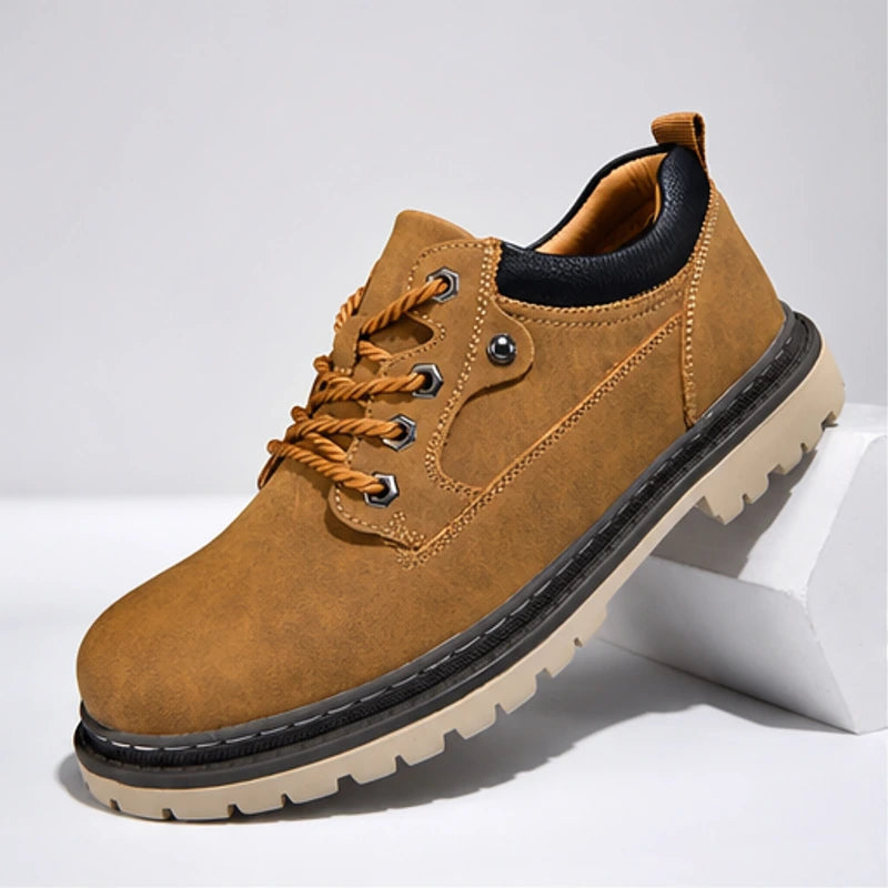 Kingsley Leather Casual Shoe - Brown - Shoes - Hendlys - Image 1
