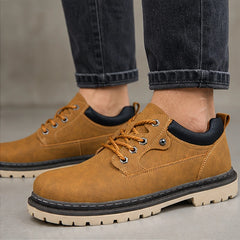 Kingsley Leather Casual Shoe - Brown - nubuck leather - Hendlys - Image 4