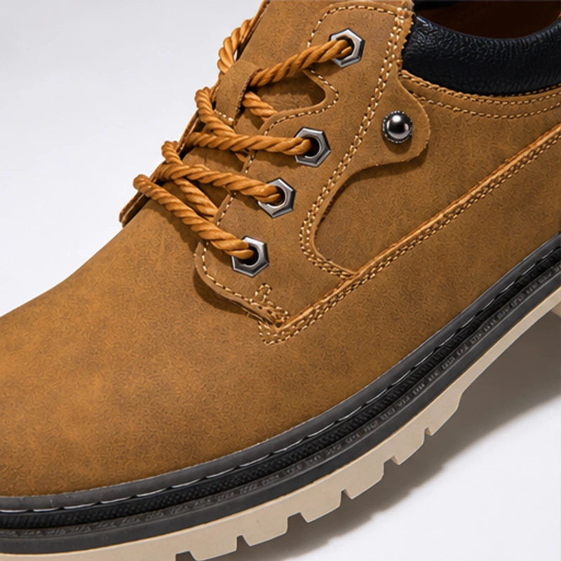 Kingsley Leather Casual Shoe - Brown - leather shoes - Hendlys - Image 5