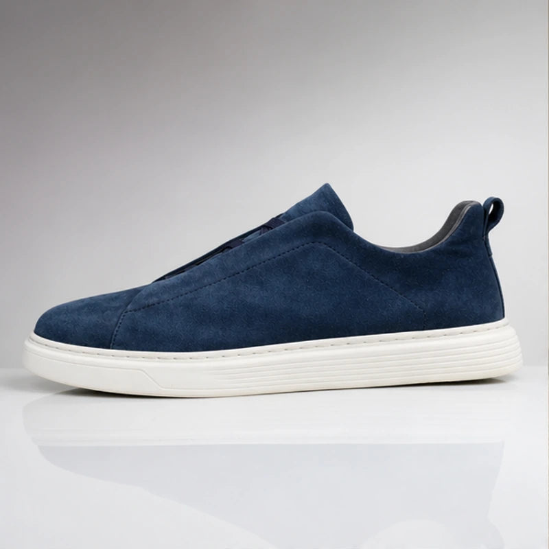Altman Suede Sneakers - Blue - suede sneakers - Hendlys - Image 3