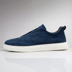 Altman Suede Sneakers - Blue - suede sneakers - Hendlys - Image 3