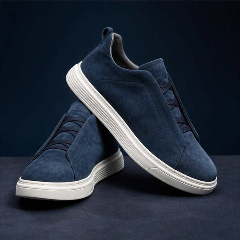 Altman Suede Sneakers - Blue - Sneakers - Hendlys - Image 1
