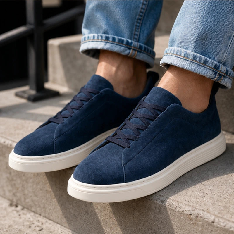 Altman Suede Sneakers - Blue - casual sneakers - Hendlys - Image 6
