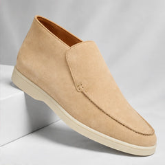 Marlow Suede Chukka Loafer - Sand - Loafers - Hendlys - Image 1