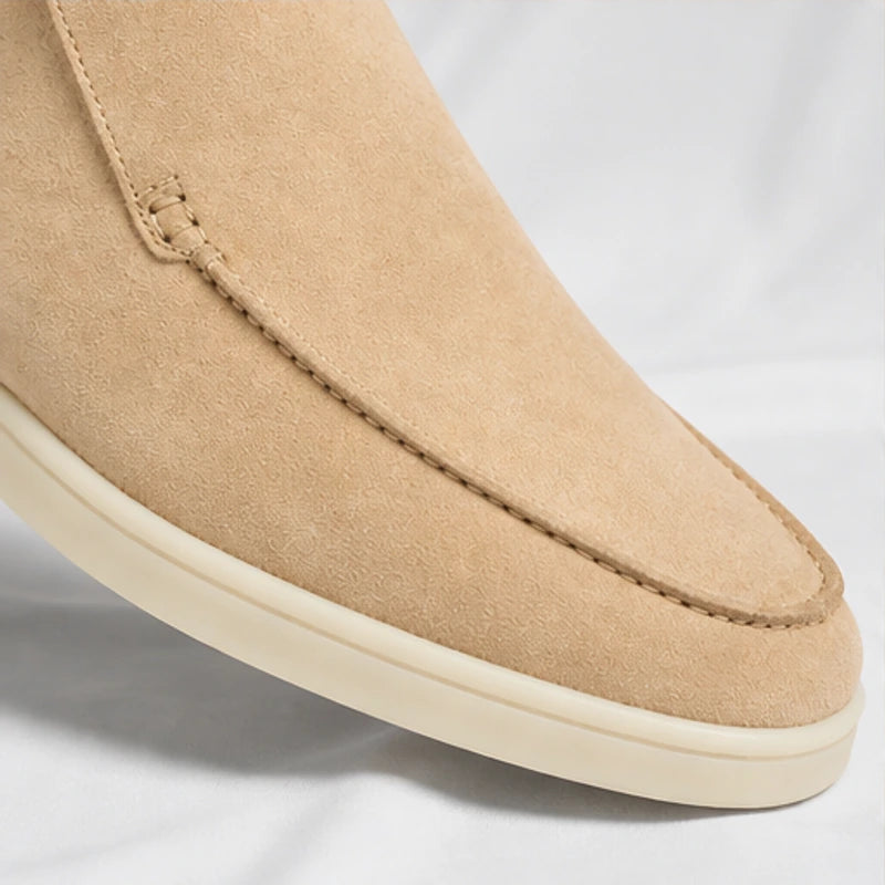 Marlow Suede Chukka Loafer - Sand - men's loafers - Hendlys - Image 2
